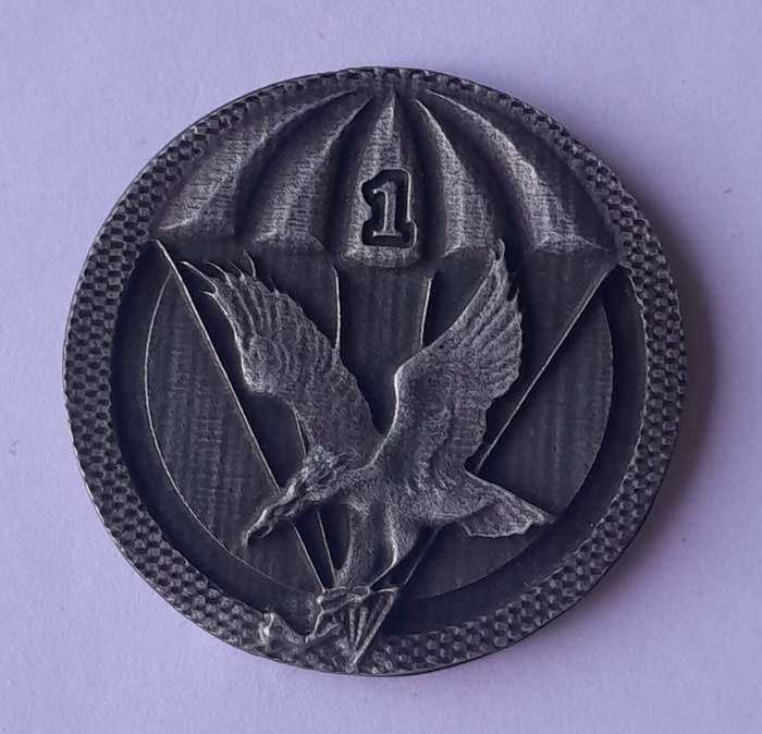 SADF 1 Parachute Medallion.  "Since 1961".