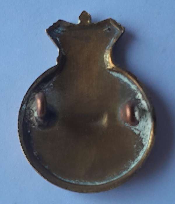 Victorian 5th Dragoon Guards QVC Badge. Boer War Era. Lugs Intact.