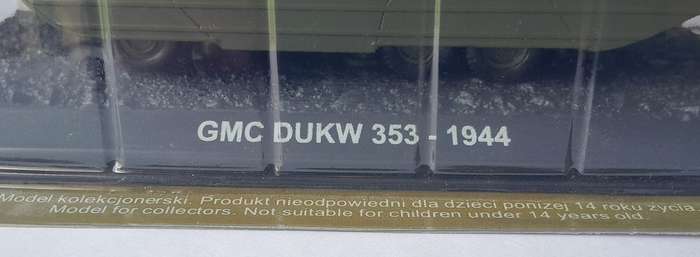 WW2 Model GMC DUKW 353 - 1944 By Amercom. Cased.