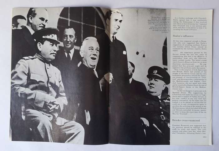 Vintage World War II Magazine Number 66 "Teheran : The Big Three"