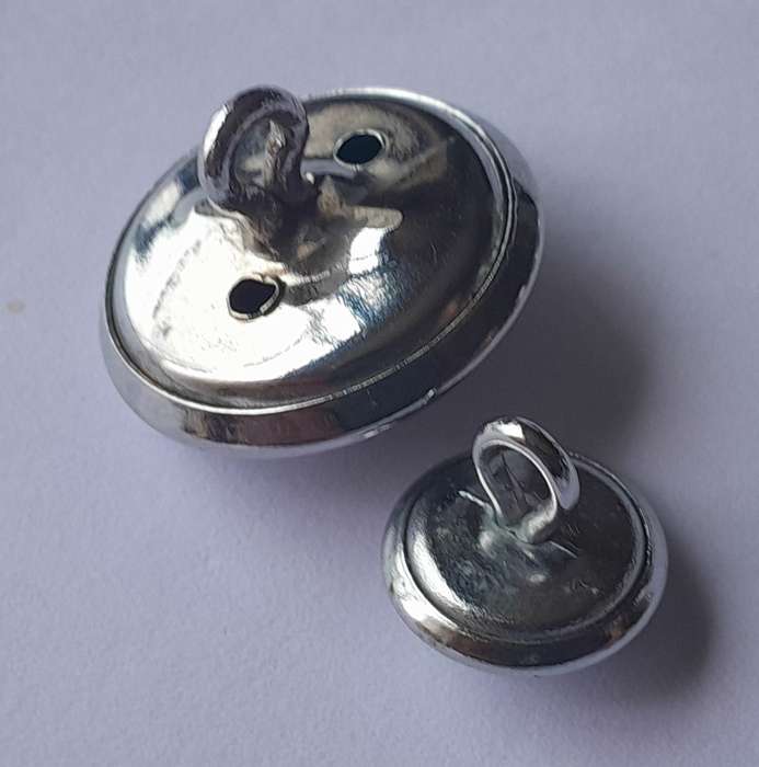 Vintage SA Army Infantry "Springbok" Chromed Button Set.