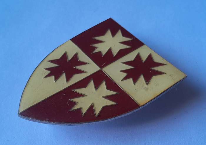 SADF 4 Medical Group Battalion Shoulder Flash.  All Pins Intact.