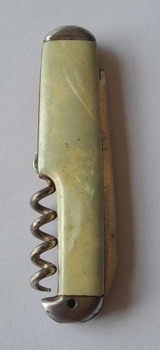 Rare Vintage Paul Kruger And De Wet Folding Knife By Richards, Sheffield.