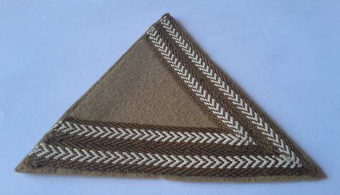 SADF Pair Corporal Rank Stripes.  Detex, JHB, 1967.