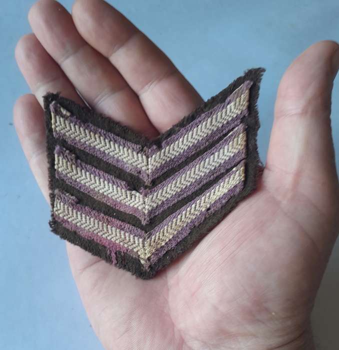 Early SA Army Sergeant Rank Stripes.