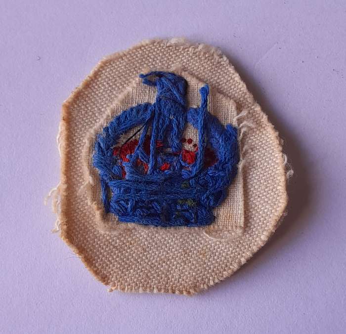Early Canadian Naval Police Badge.