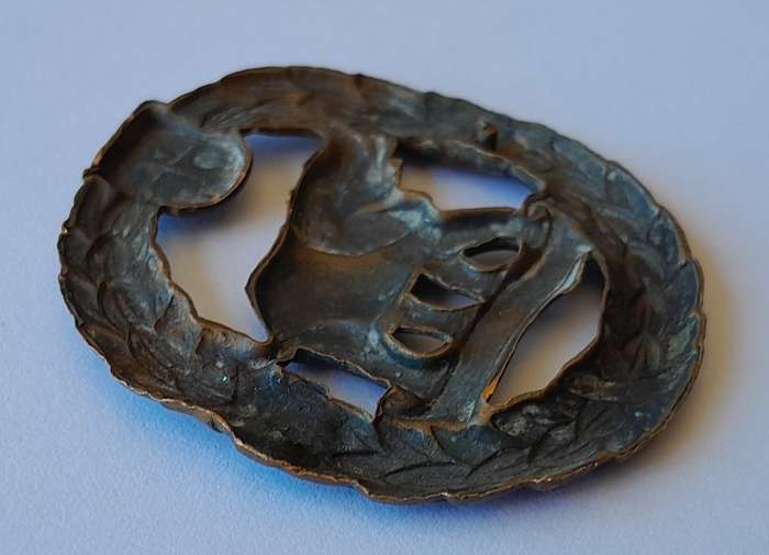 WW2 SA Native Military Corps Cap Badge.  No Lugs.