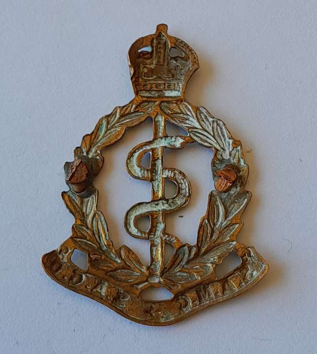 Early South African Medical Corps Collar Badge.  No Lugs.