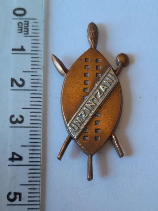 SA Union Army Prince Alfred's Guard Badge.  No Lugs.
