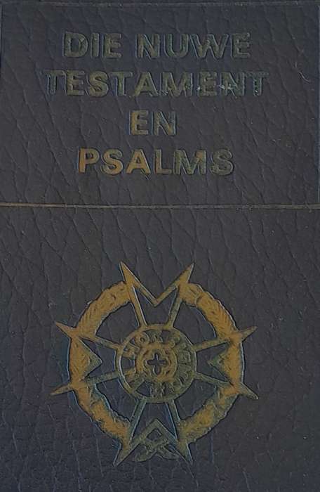 Rare Vintage SADF Issue Afrikaans Bible.