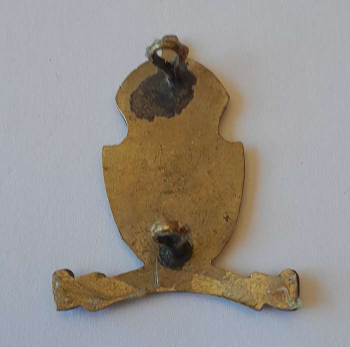 SA Union Military College Cap Badge.  Lugs Intact.