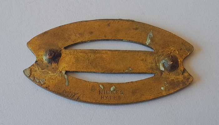 Rare SA Corps of Commissionaires Cap Badge.  No Lugs.