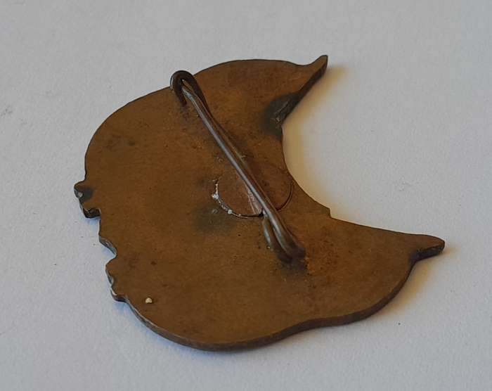 Rare Orange Free State Vryheid Immigratie Enameled Badge.  Pin Intact.
