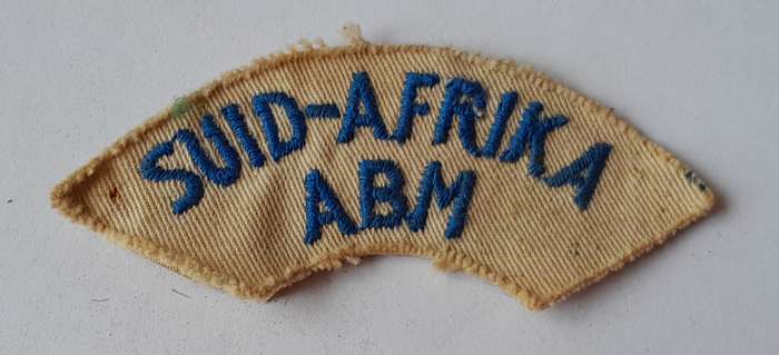 SA Navy ABM Cloth Badge.