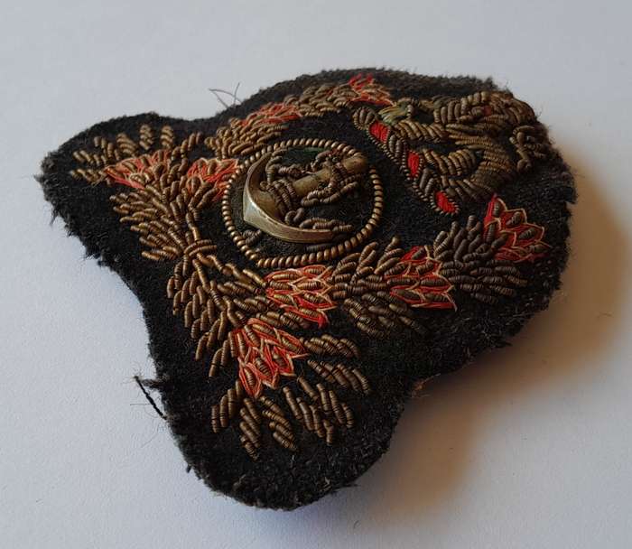 Early SA Navy Chief Petty Officers Bullion Cap Badge (Padded).