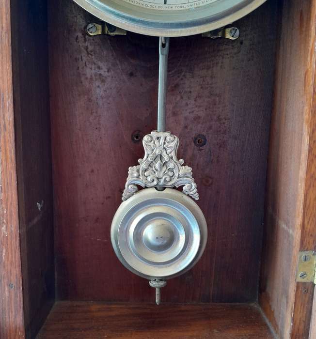Antique Ansonia Mantel Clock. 57 x 37cm.