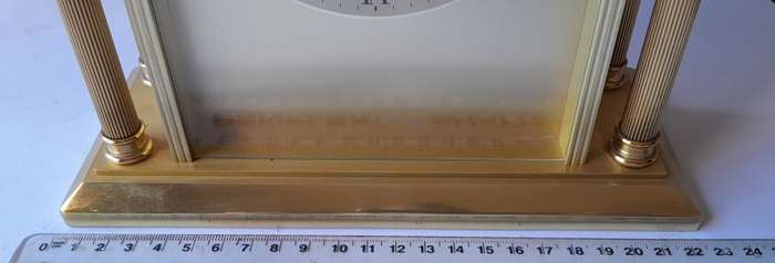 Vintage West German Staiger Mantel Clock. 22x22cm.