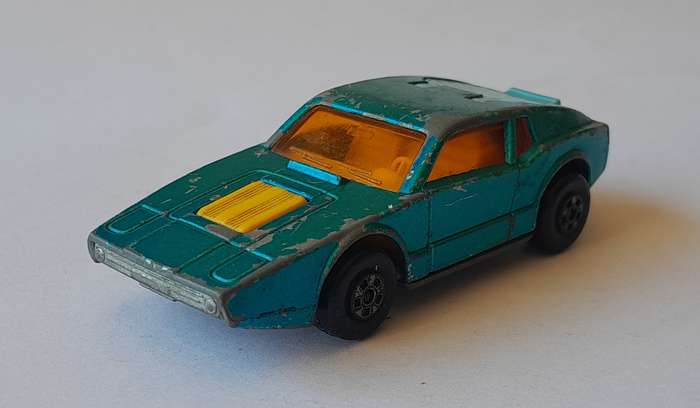 1973 Lesney Matchbox Die-Cast Saab Sonett III.  Opening Boot.