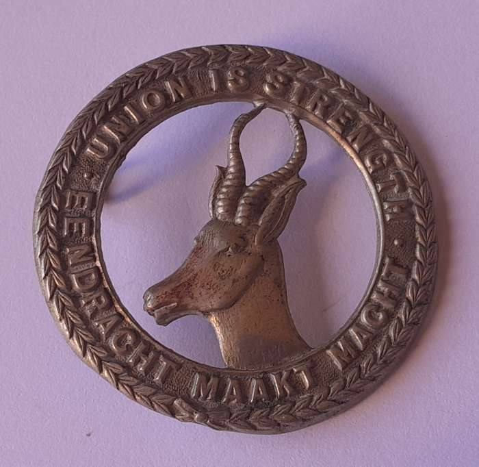 WW2 SA Infantry "Springbok" Badge Set.