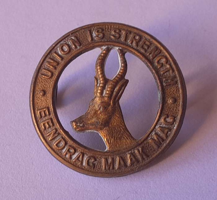 WW2 SA Infantry "Springbok" Badge Set.