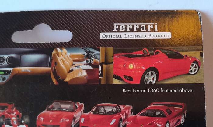 Hot Wheels Shell V-Power Ferrari 360 Spider. Scale 1/38 (11.5cm). Sealed In Original Packaging.