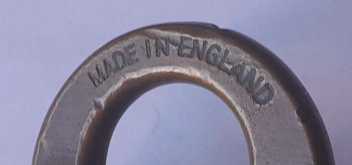 Antique Large Solid Brass YALE Padlock. 6.5 x 5.5 cm. No Key.