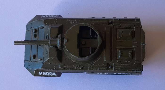1970's Playart Die Cast US Army M8 Armoured Car. 6.5cm.