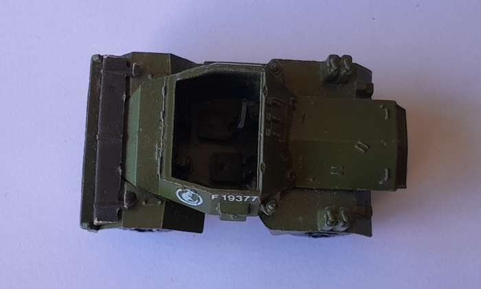 1970's Playart Die Cast Army Scout Car. 6cm.
