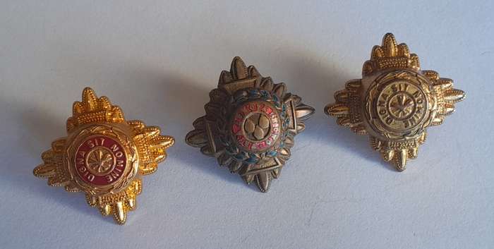 Early Collection of Rank Pips.  All Lugs Intact.