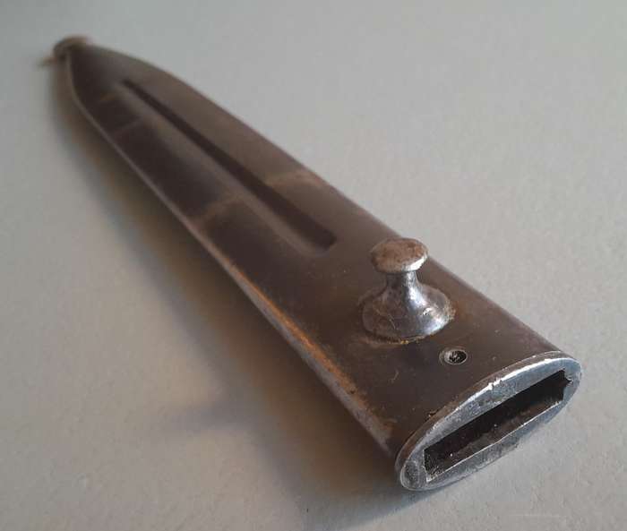 Swedish M1896 Pattern All Steel Mauser Bayonet (No.001) With Scabbard.
