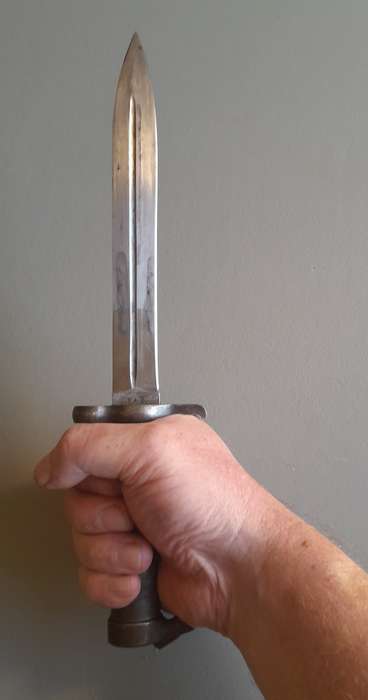Swedish M1896 Pattern All Steel Mauser Bayonet (No.001) With Scabbard.