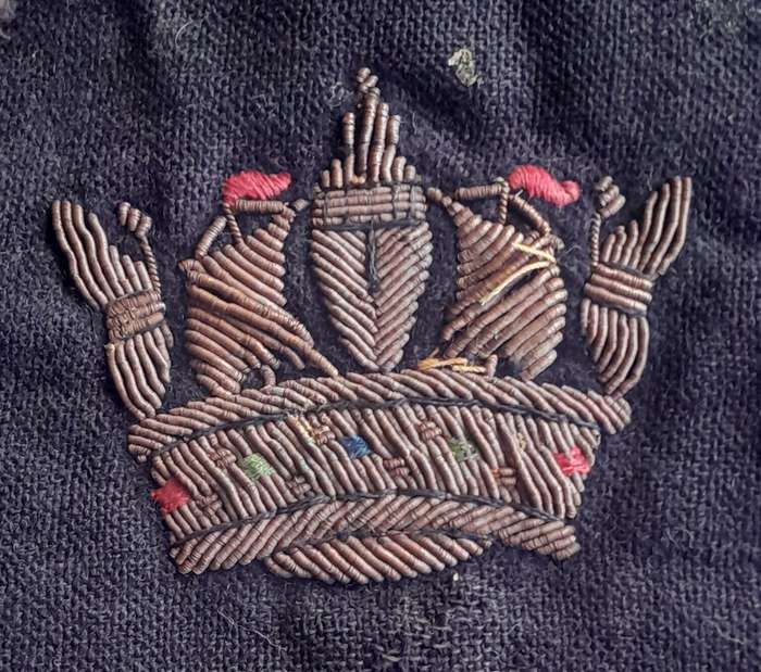 WW2 Merchant Navy Bullion Badge.