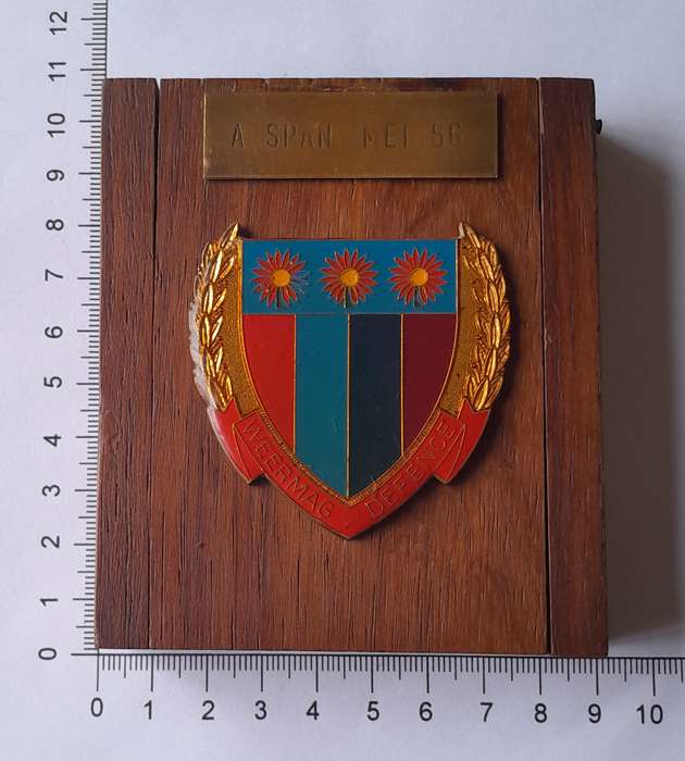 1986 SADF Northern Transvaal "Weermag Diens Skietklub" Medal. Cased.