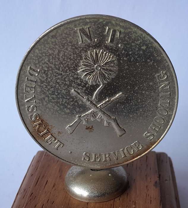1986 Northern Transvaal Service Shooting / Diens Skiet Medal Trophy.