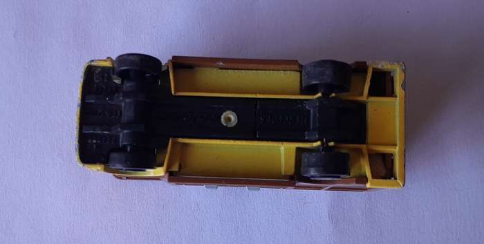 1980's Majorette Die Cast Mercedes Benz Cattle Truck.  Opening Side Ramp.