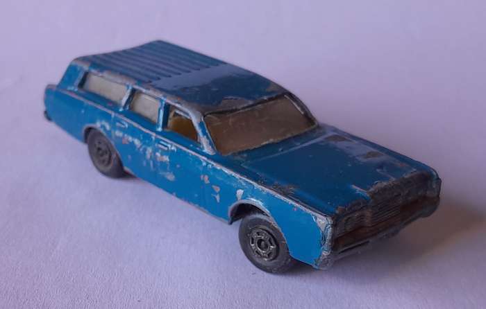 1970's Lesney Matchbox Die Cast Mercury Station Wagon.  Dogs In the Back.