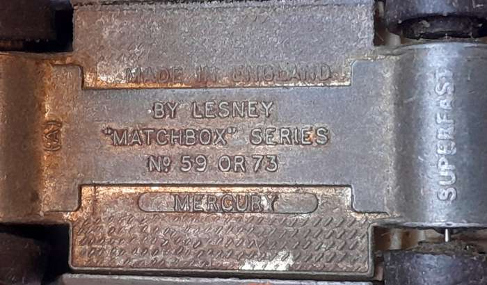 1970's Lesney Matchbox Die Cast Mercury Station Wagon.  Dogs In the Back.