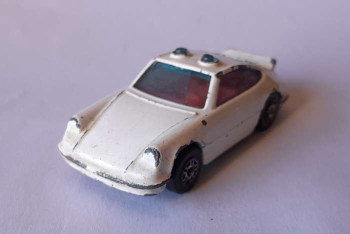 1980's Corgi Juniors Die Cast Porsche Carrera Police Car.