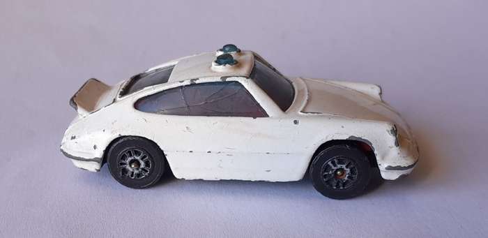 1980's Corgi Juniors Die Cast Porsche Carrera Police Car.