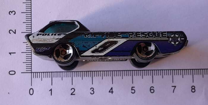 1960's Hot Wheels Die Cast Diora 1 Police Rip Tide Rescue.