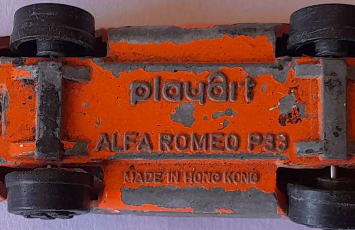 1970's Playart Die Cast Alfa Romeo P33 Roadster.