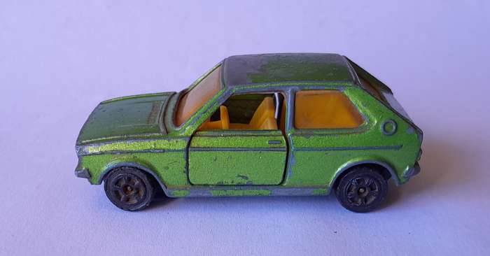 1970's Corgi Juniors Die Cast VW Polo.  Opening Doors.