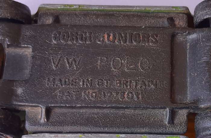 1970's Corgi Juniors Die Cast VW Polo.  Opening Doors.