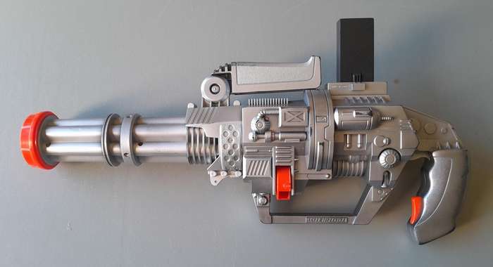 Vintage Tootsietoy  F/X Devastator Doom Electronic Chain Gun.  51cm.  Untested.