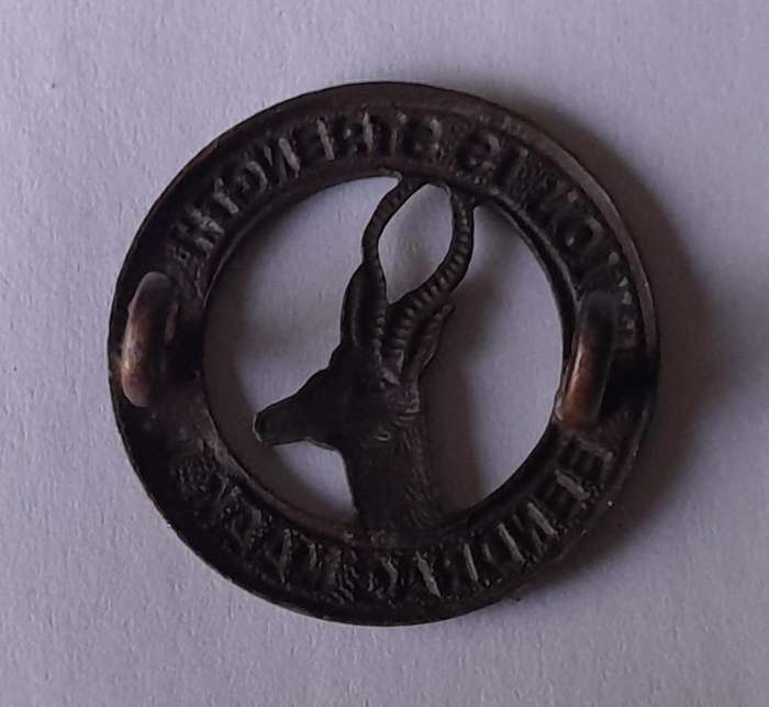 WW2 SA Infantry Collar Badge.  Lugs Intact.