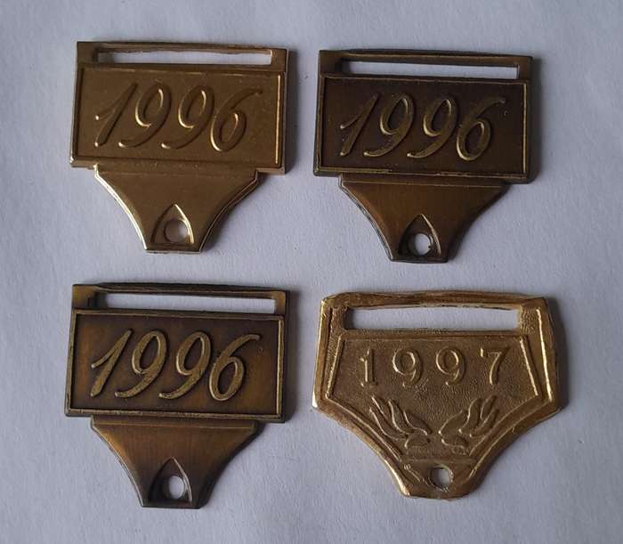 Collection of SADF Shooting Medal Date Hangers.  1996/1997.