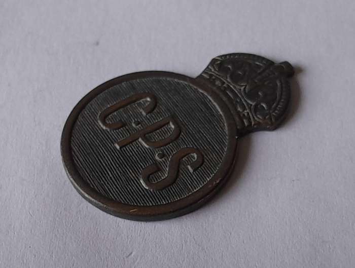 WW2 SA Civil Protection Services Numbered Badge.  No Clasp.