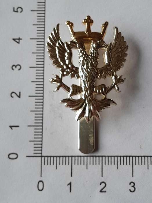 British Mercian Brigade Anodised Aluminium Badge.  JR Gaunt.  Slider Intact.
