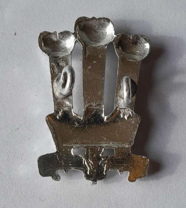 Welsh Brigade Anodised Aliminium Badge.  Lugs Intact.