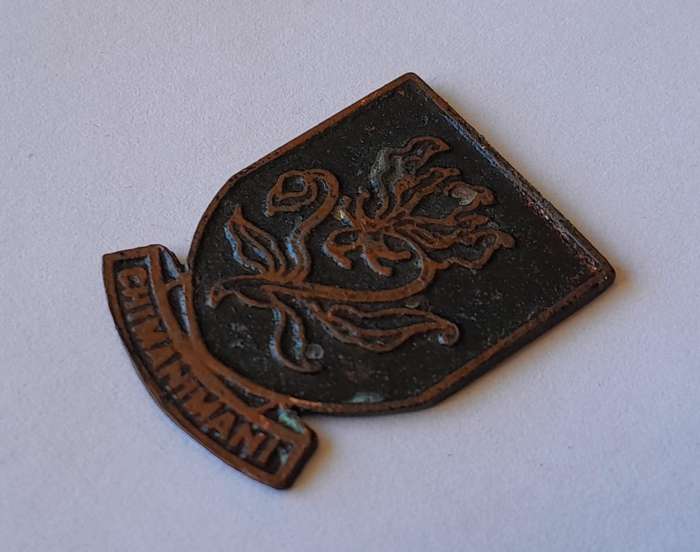 Rare Vintage Rhodesian "Chimanimani" Metal Badge.